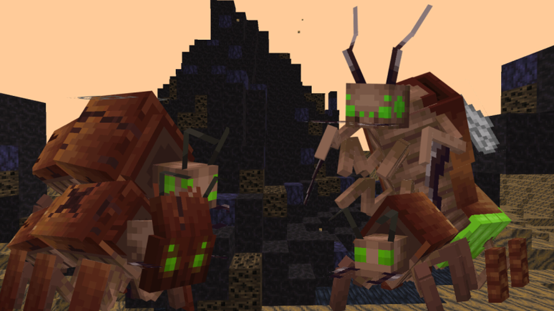 Villagers And Monsters Legacy Minecraft Mod