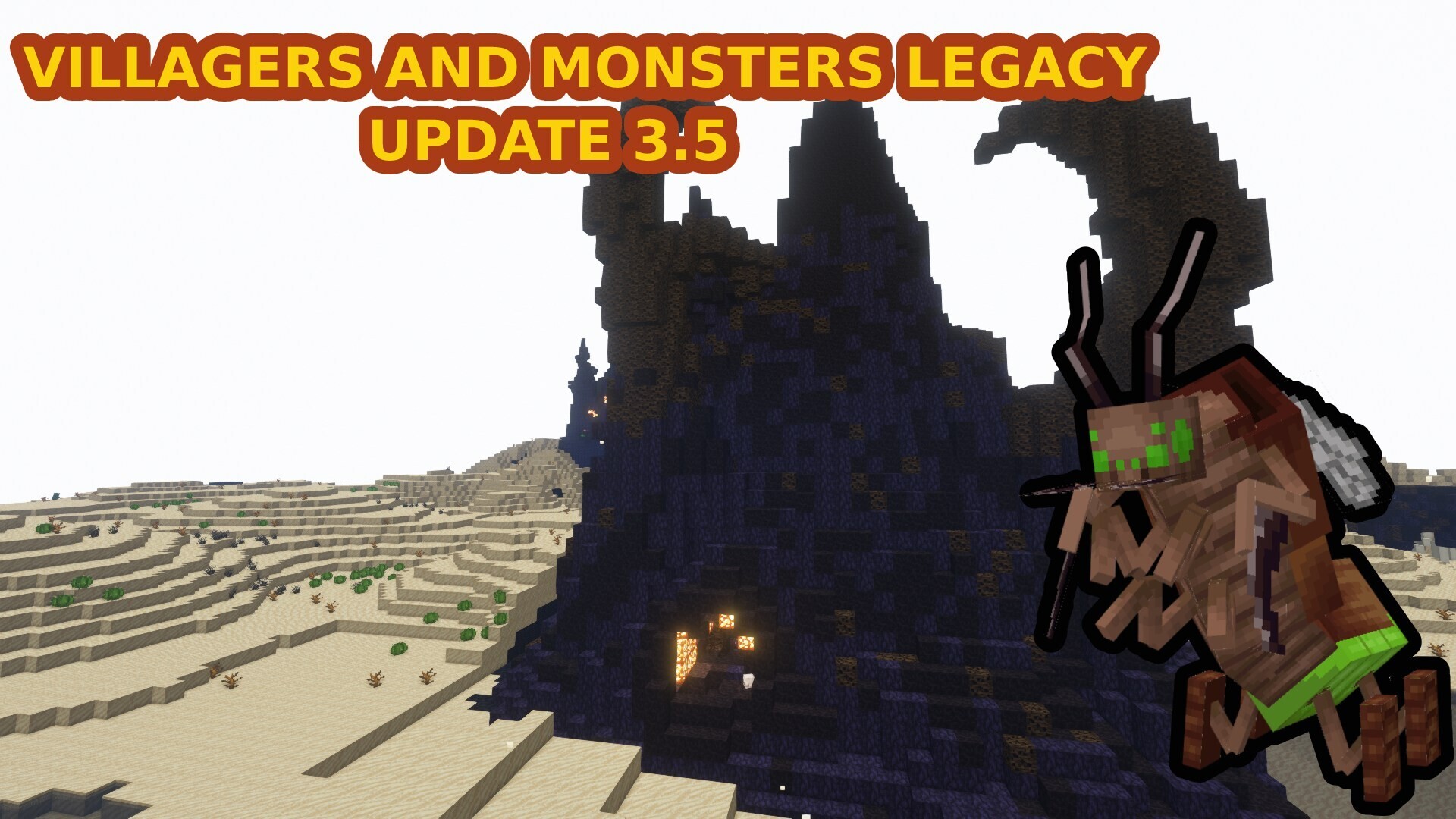 Villagers And Monsters Legacy Minecraft Mod