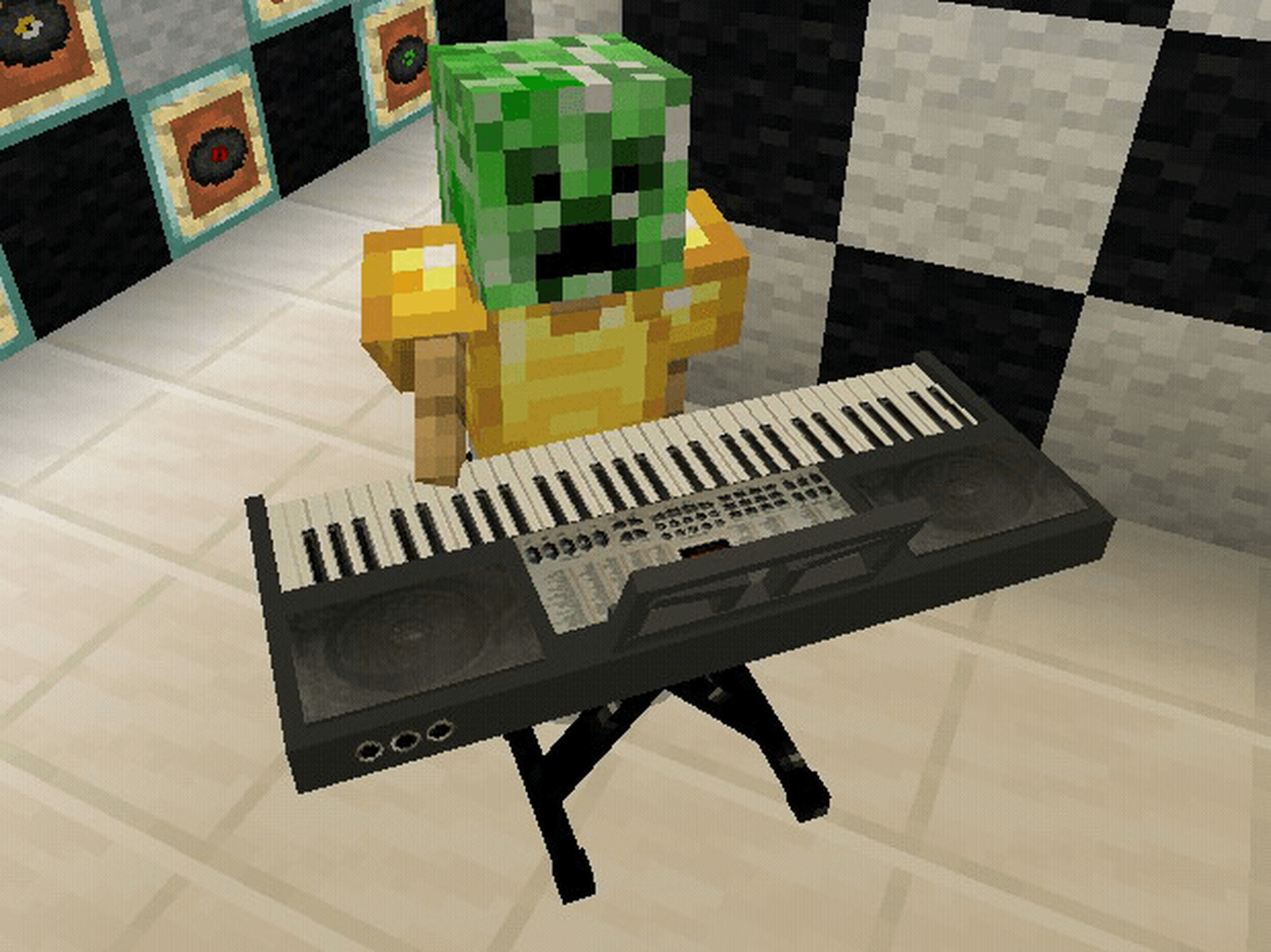 Functional Musical Instruments Addon Minecraft Mod