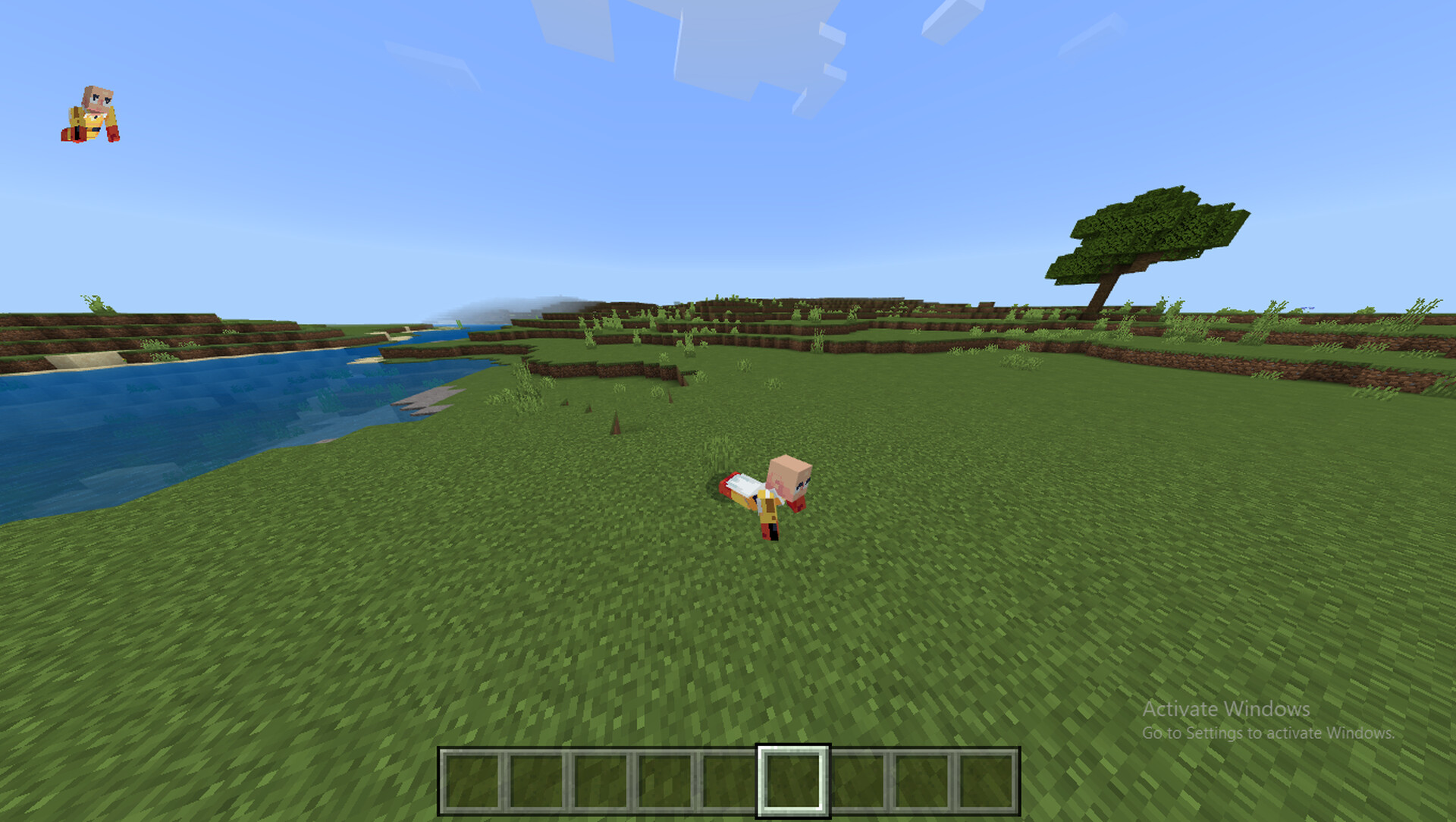 SAITAMA PUNCH!!!! 500 DAMAGE HIT!!! Minecraft Mod