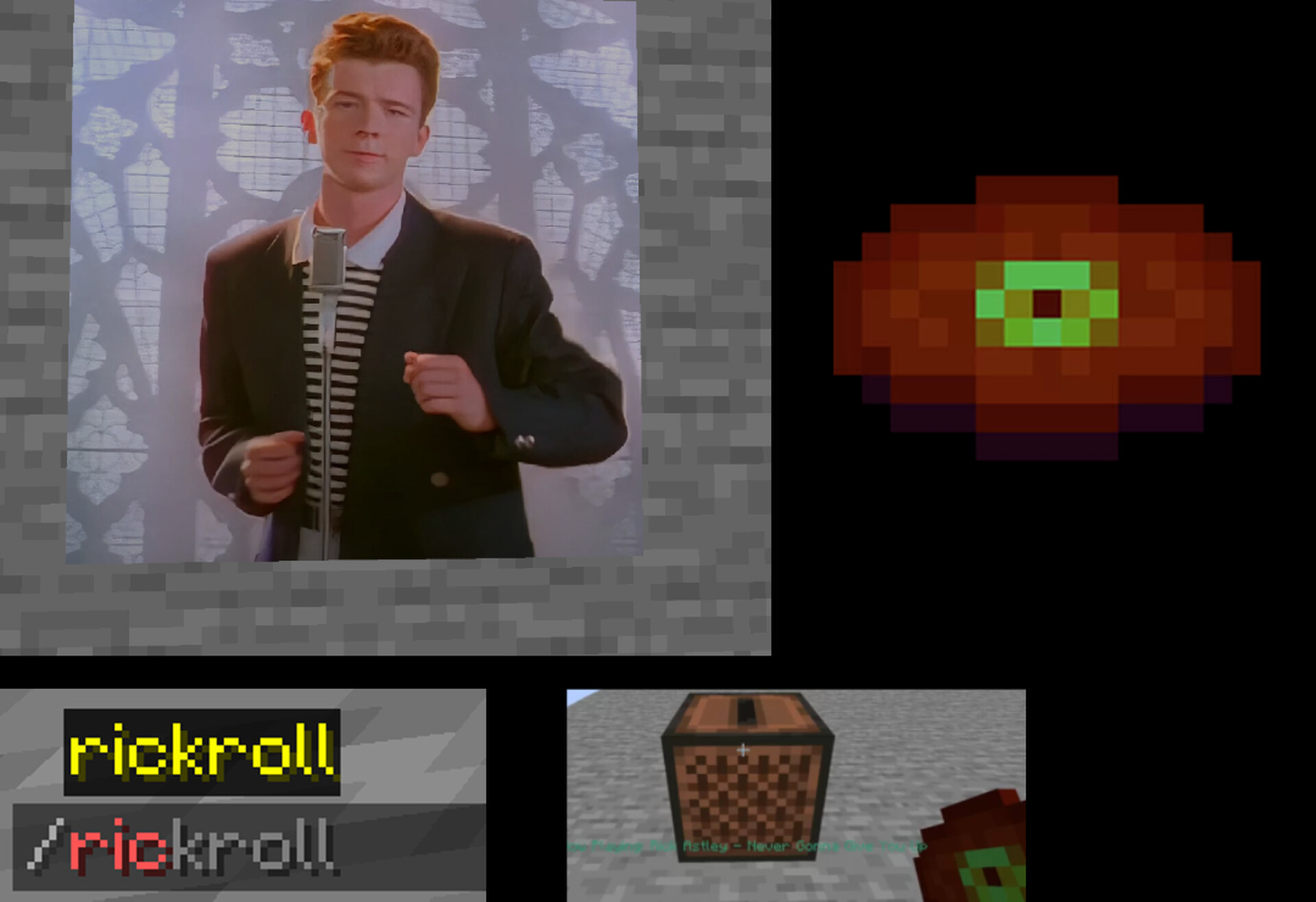 Ultimate Rick Roll Mod Rick Roll Anyone In Minecraft Minecraft Mod