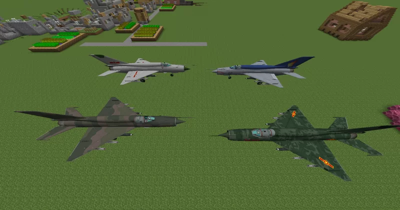 [MCheli-R content]MIG-21BIS(MCHR Version) Minecraft Mod