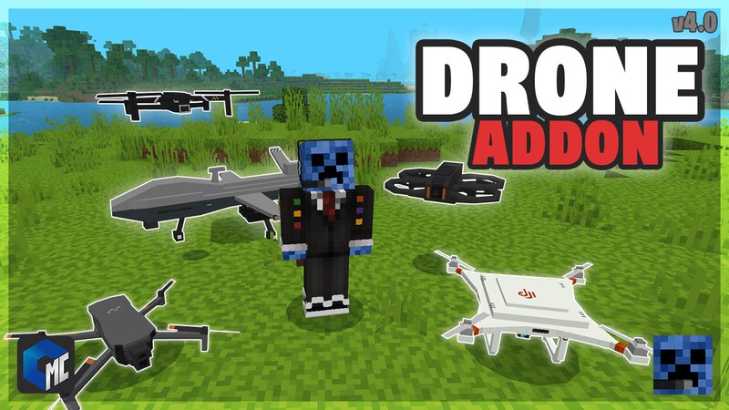 Drone Addon (MINECRAFT BEDROCK)