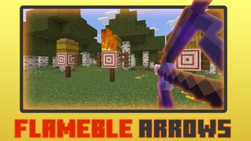 [BEDROCK] FLAMEBLE ARROWS Minecraft Mod