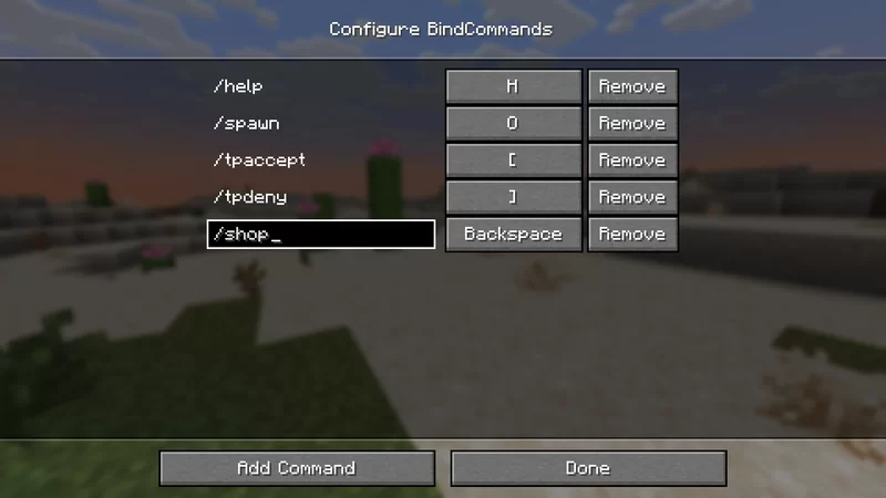 BindCommands