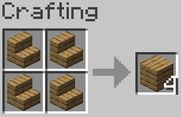 Craft Stairs Back Into Blocks [Fabric/Forge/NeoForge] Minecraft Mod