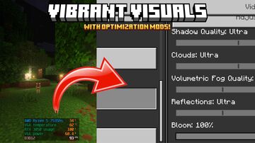 Vibrant Visual Optimization Mods For Bedrock (PC/Windows) Minecraft Mod