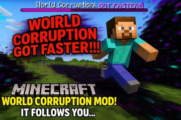 Minecraft But The World Gets Corrupted Minecraft Mod