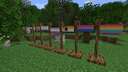 Pride Flagpoles Minecraft Mod