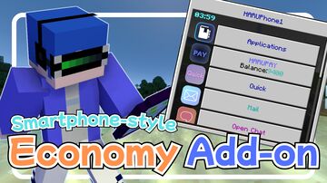 [Minecraft Bedrock] Economy System Add-on – Trading, Town Building, and Vending Machines Minecraft Mod
