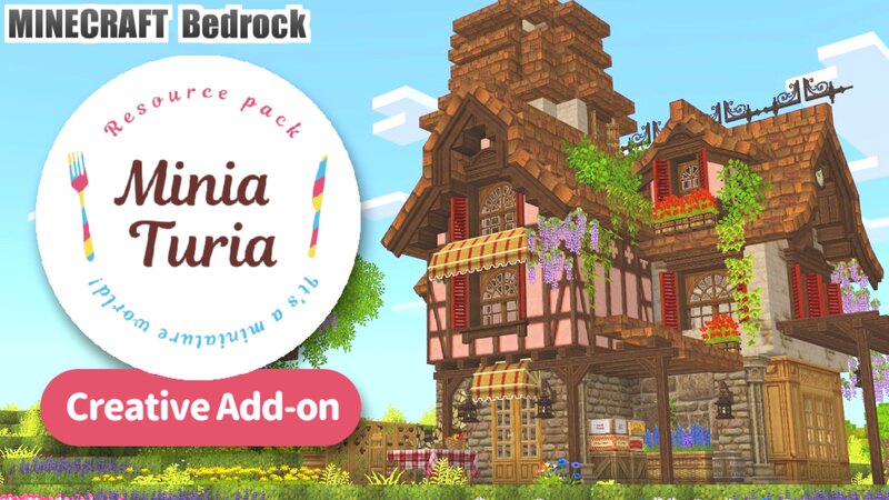 MiniaTuria Creative Bedrock Add-on