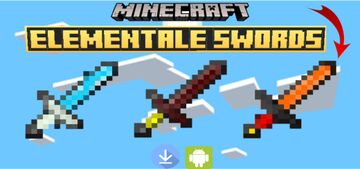 1️⃣ Elemental Swords Addon Minecraft Mod