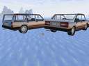 Mod Volvo 940 Station Wagon and Sedan Minecraft 1.19+ (ONLY FOR BEDROCK) Minecraft Mod