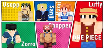 One Piece | Arlong Pirate Saga | Minecraft Bedrock Skin Pack| Minecraft Mod