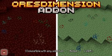 OresDimensión Addon Minecraft Mod