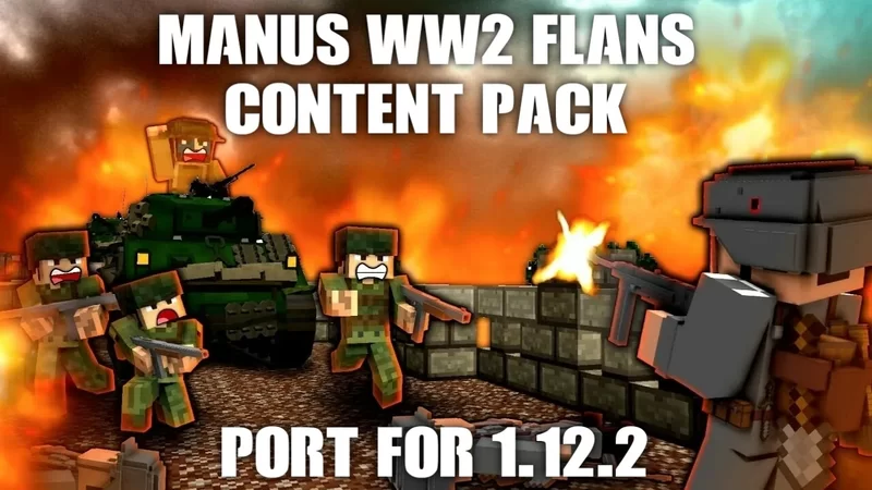 [Flan's] Manus WW2 Content Pack port for 1.12.2