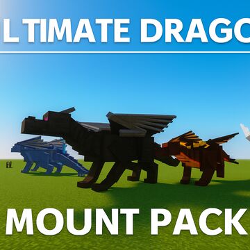 🔥"Ultimate Dragon Mount Pack 🐉 | Ride the Ender Dragon & Custom Beasts.   subscribe Minecraft Mod