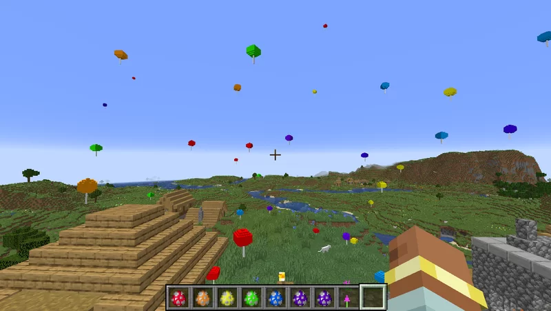 Simple baloons [forge] Minecraft Mod
