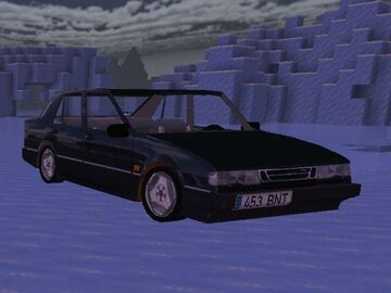 SAAB 9000 Griffin for minecraft 1.19+ (only bedrock) Minecraft Mod