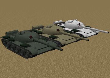 Remade T-55A textures [mcheli] [mchelio] Minecraft Mod