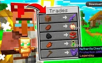 Minecraft But All Villager Trades Are Op!!! (1.21.4) Minecraft Mod