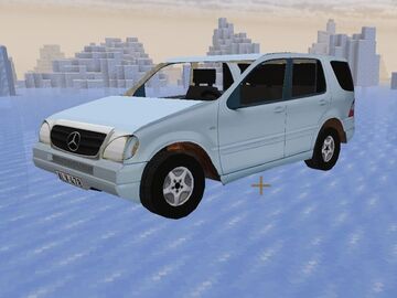 Mercedes-Benz ML 320 1999 for minecraft 1.19+ (ONLY FOR BEDROCK) Minecraft Mod
