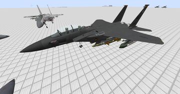 [MCheli-R content]F-15EX Strick Eagle remake(MCHR Adapted,weapons remake） Minecraft Mod