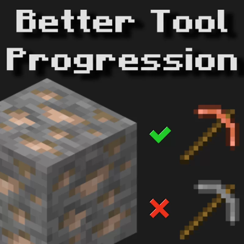 [1.21.9-26.1] Better Tool Progression Minecraft Mod