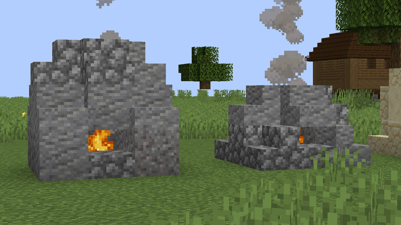 Outside Medieval Furnaces (Kilns) Minecraft Map