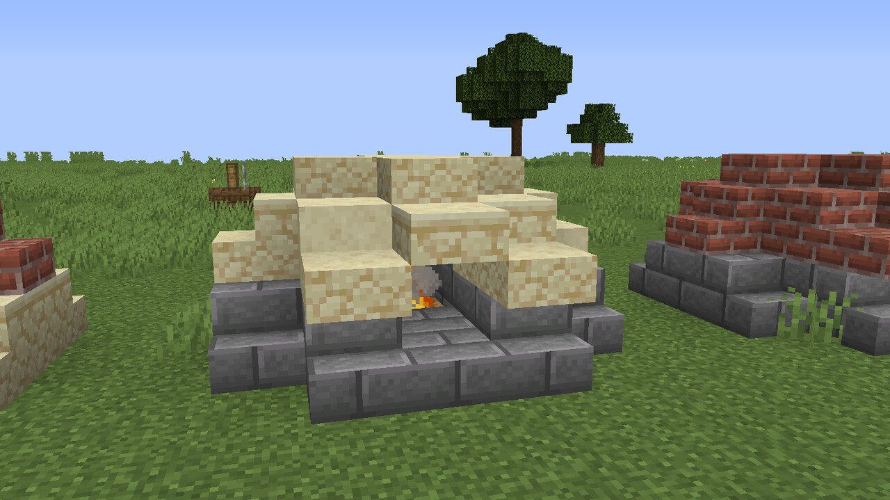 Outside Medieval Furnaces (Kilns) Minecraft Map