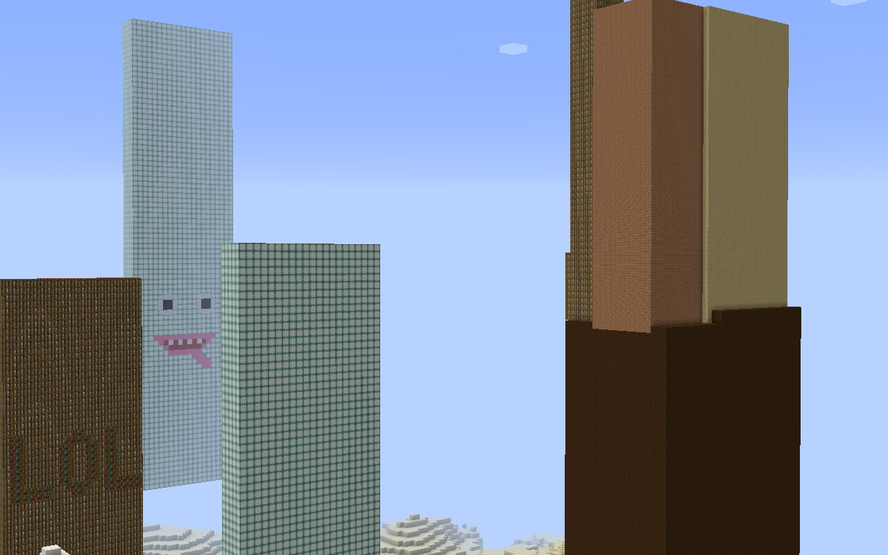 My first big project/House in the mountain Minecraft Map