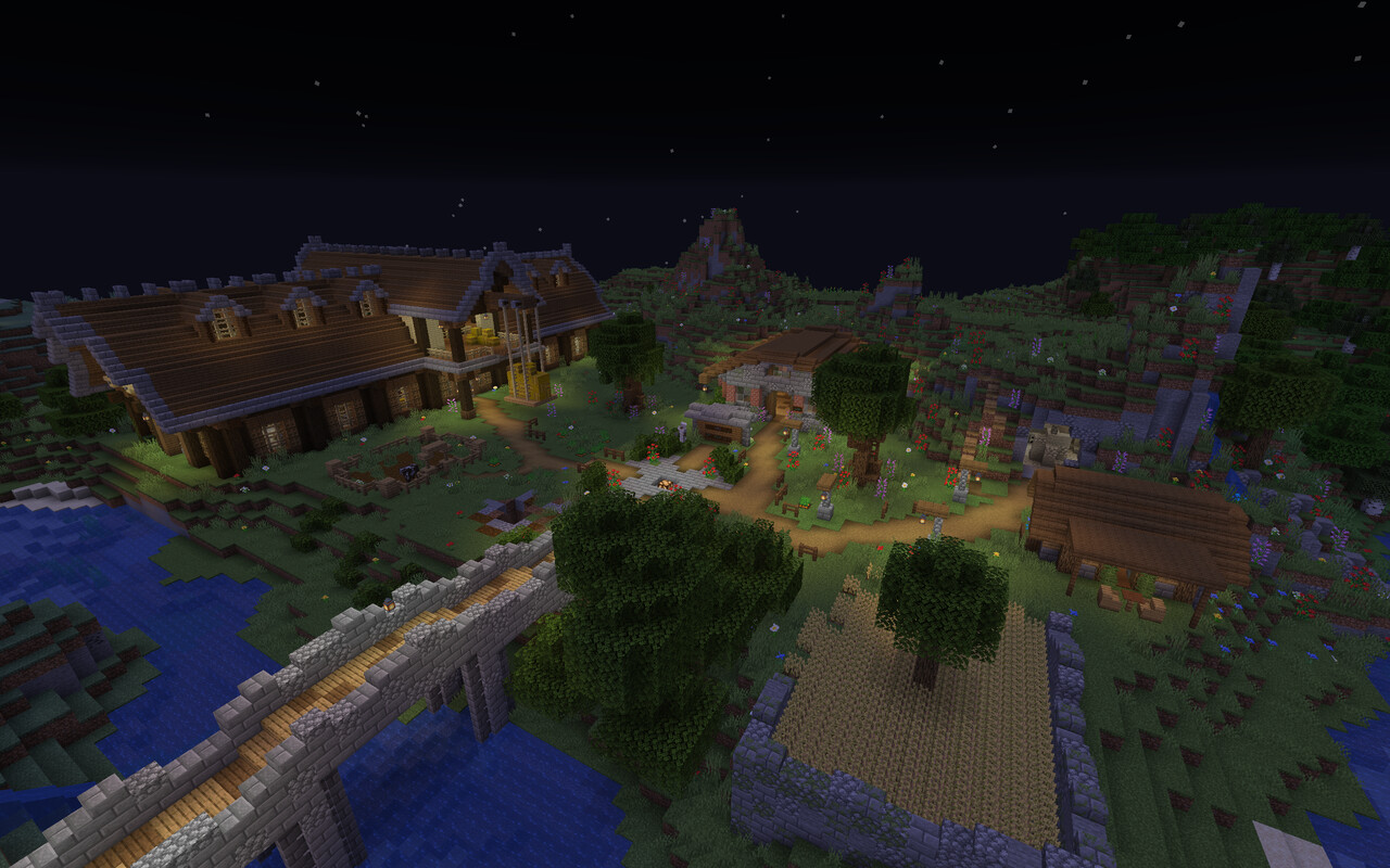 Spawn Village Minecraft Map