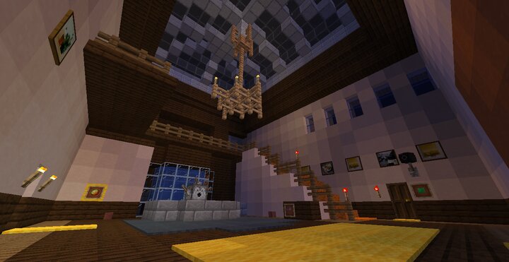 Luigi's Mansion Dark Moon Gloomy Manor Minecraft Map