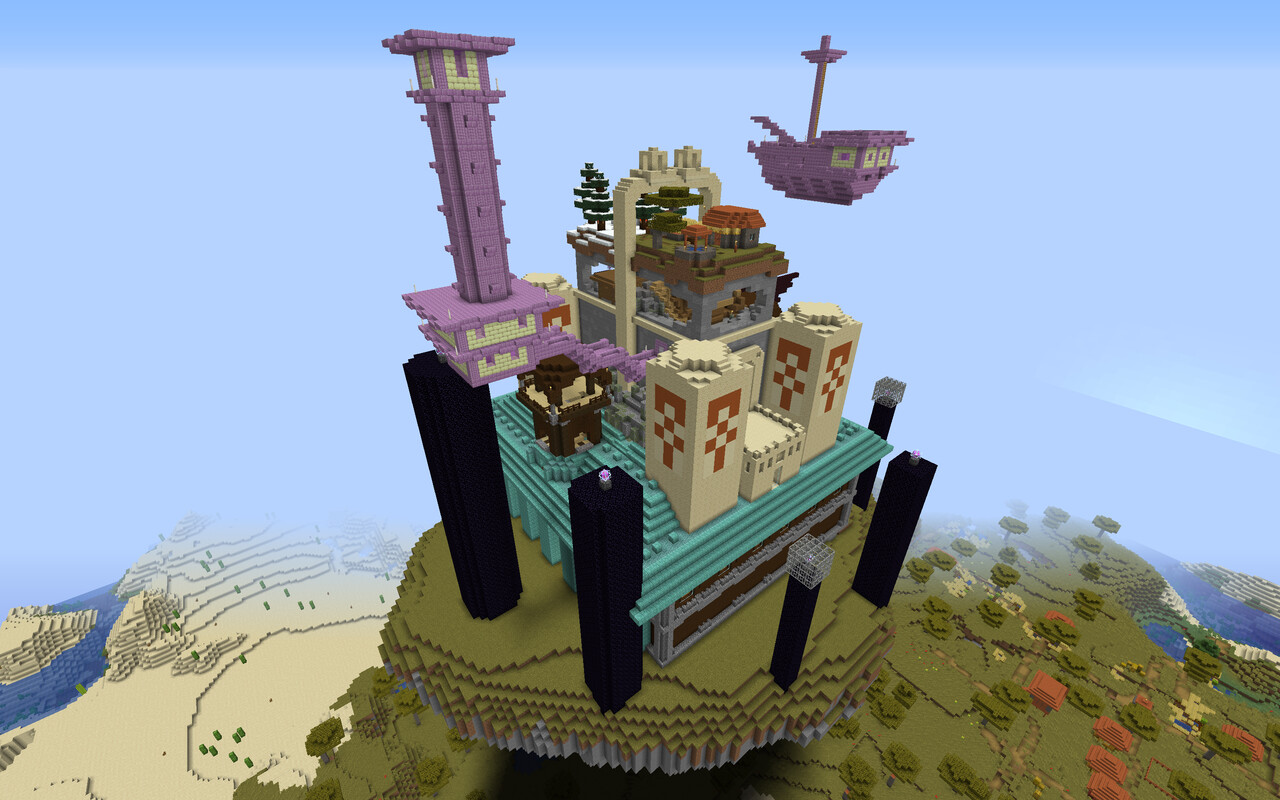 All Current Structures combined into one MEGA STRUCTURE Minecraft Map