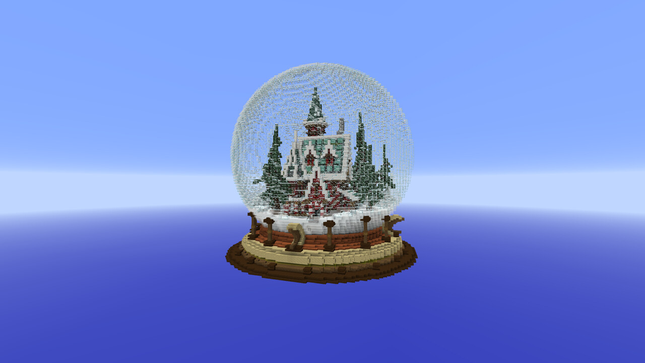 christmas crystal ball Minecraft Map