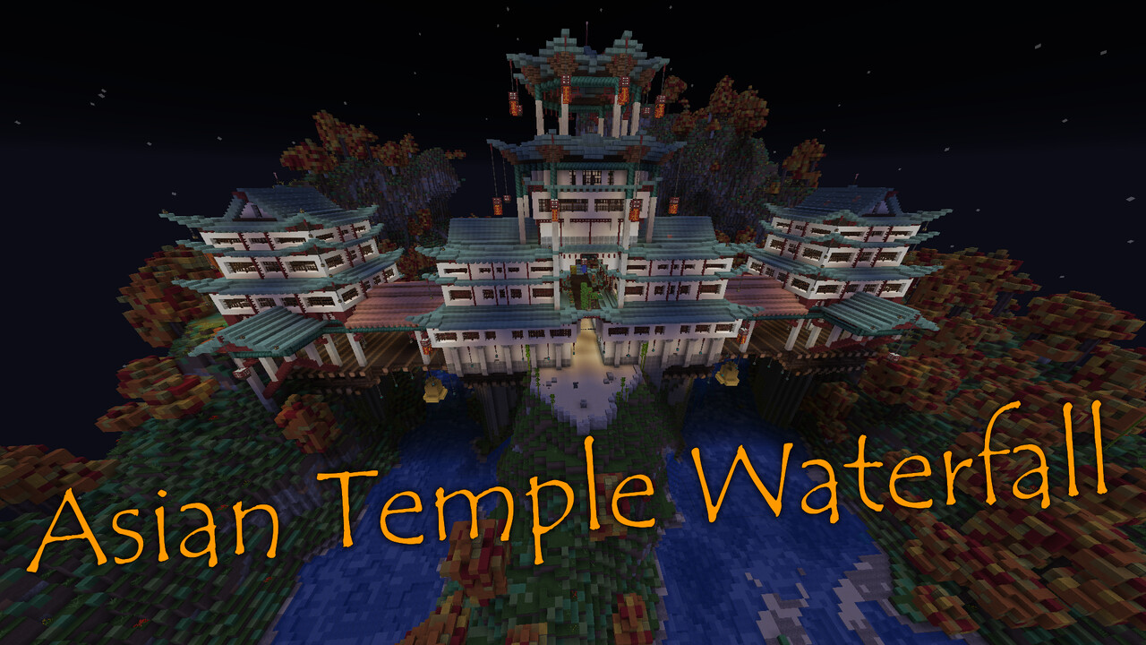 Asian Temple Waterfall [1.17 snapshot] [Map download