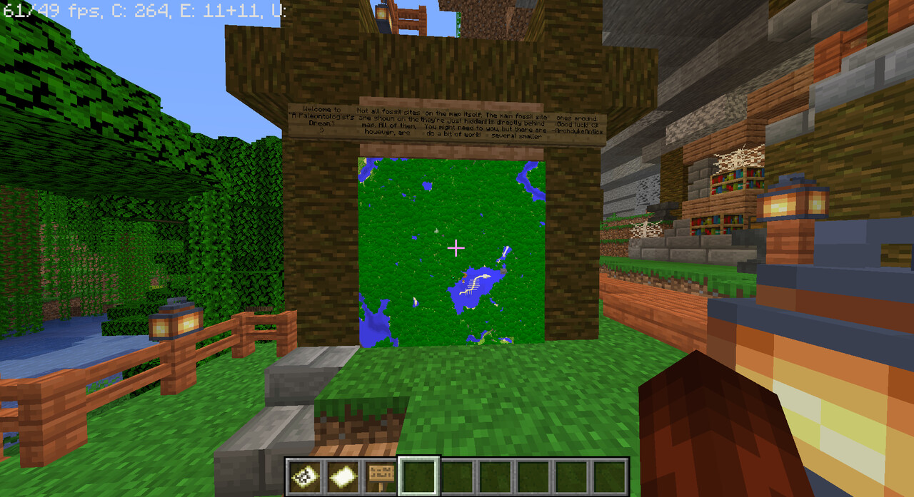 A Paleontologist's Dream 1.15 Adventure Map Minecraft Map