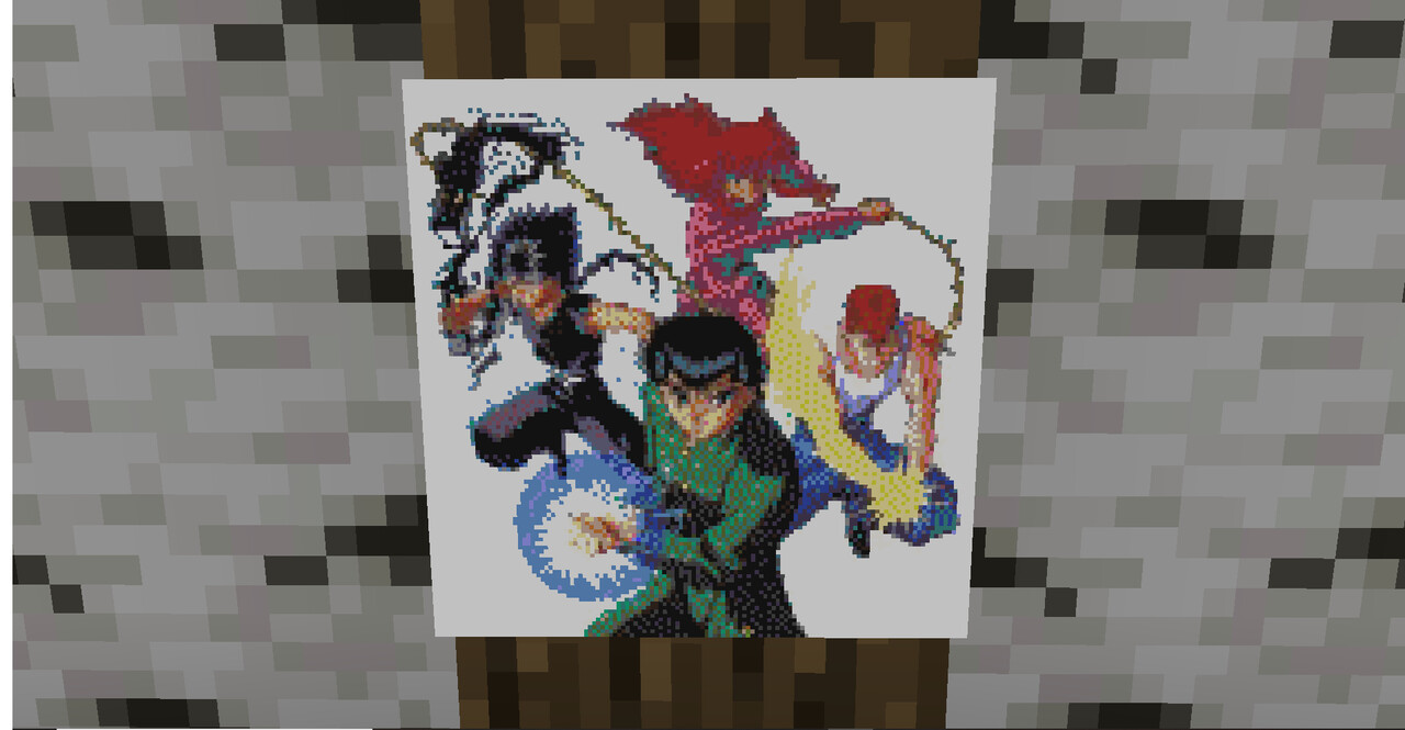 Dragon & Map Art Minecraft Map