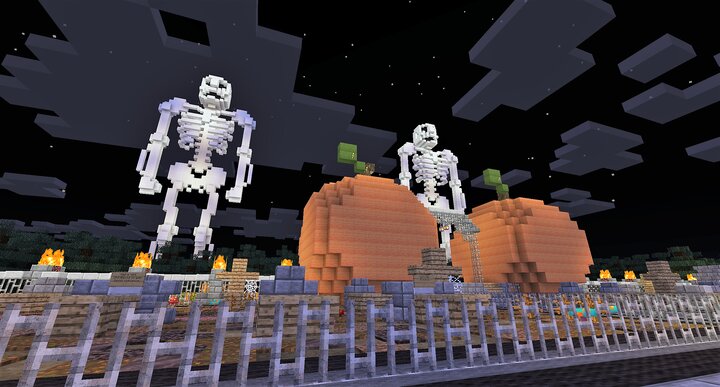 SPOOKTOBER - A Halloween Building Extravaganza Minecraft Map