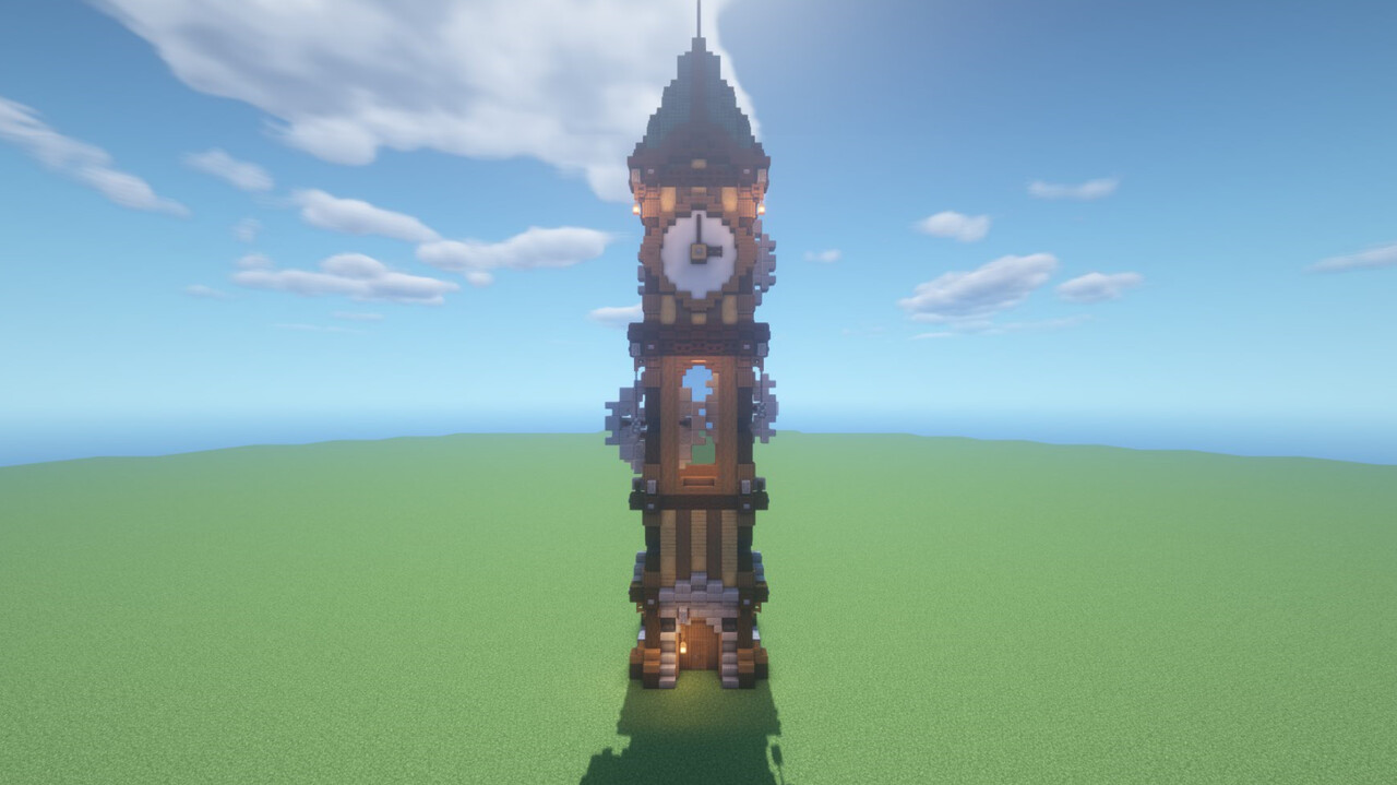 Steampunk Clock tower by HueZuX 1.141.16 Minecraft Map