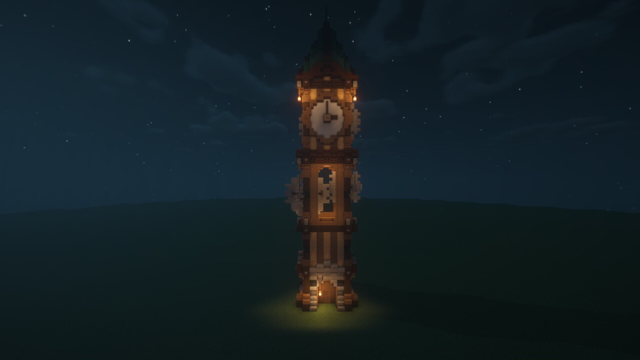 Steampunk Clock tower by HueZuX 1.141.16 Minecraft Map