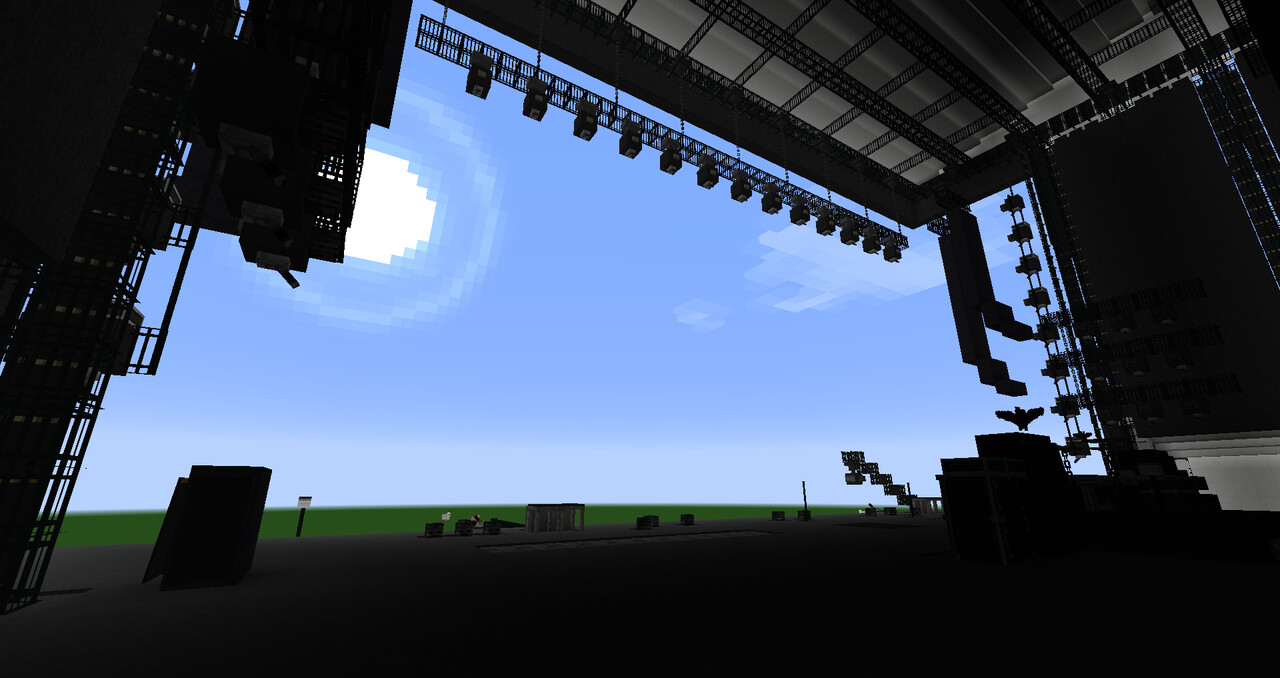 Realistic Music Festival Stage Minecraft Map