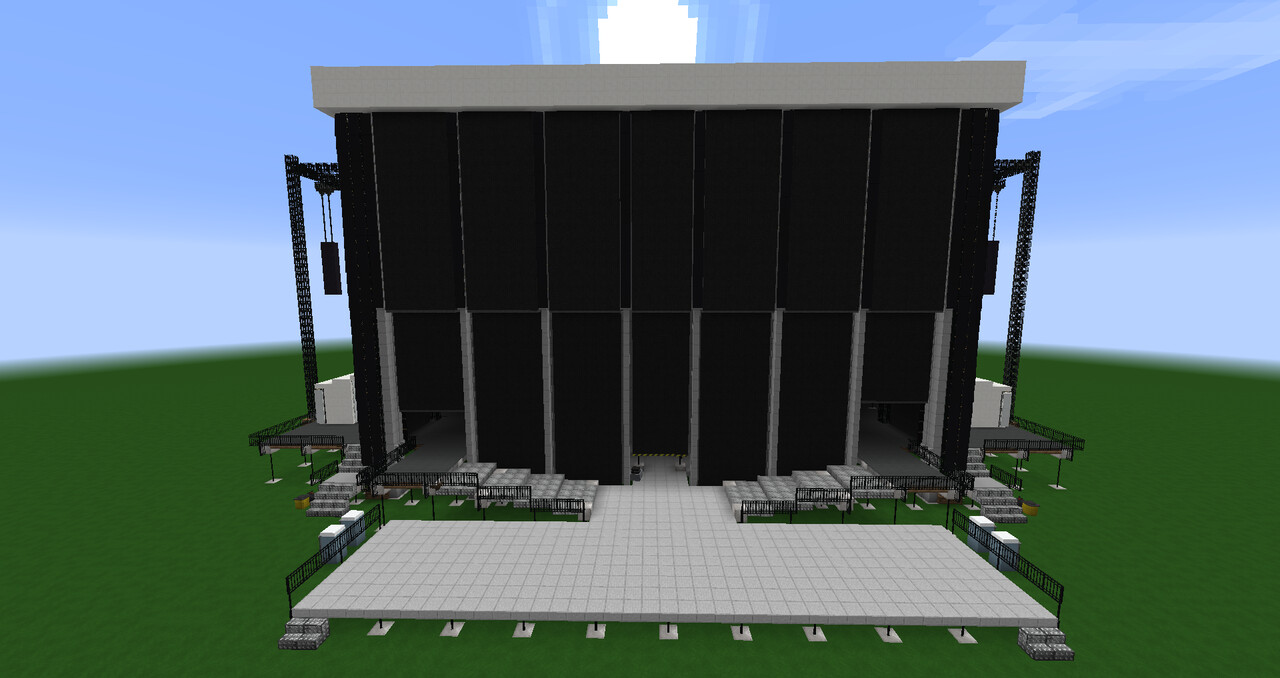 Realistic Music Festival Stage Minecraft Map
