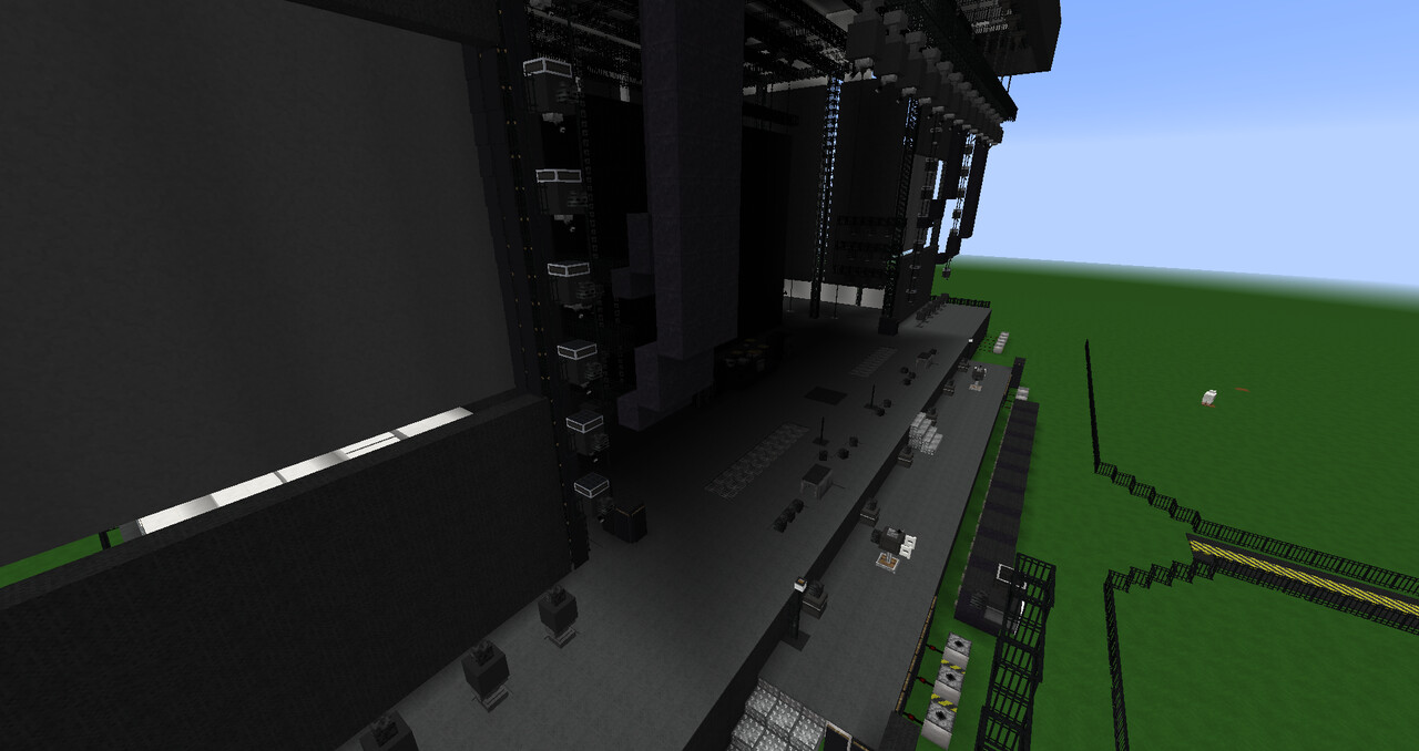Realistic Music Festival Stage Minecraft Map