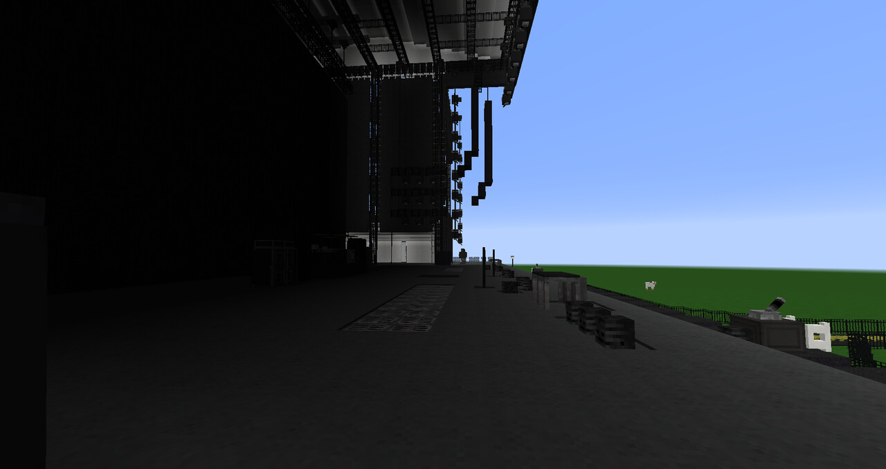 Realistic Music Festival Stage Minecraft Map