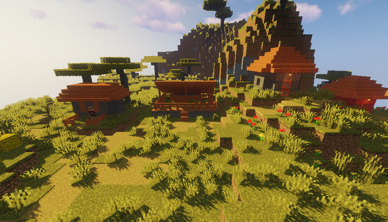 Savanna village Minecraft Map