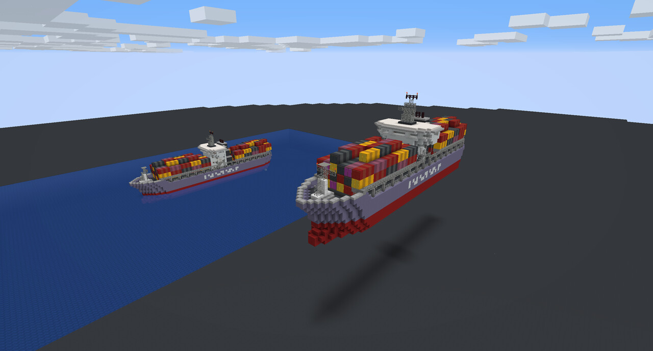 Small Container Ship Minecraft Map