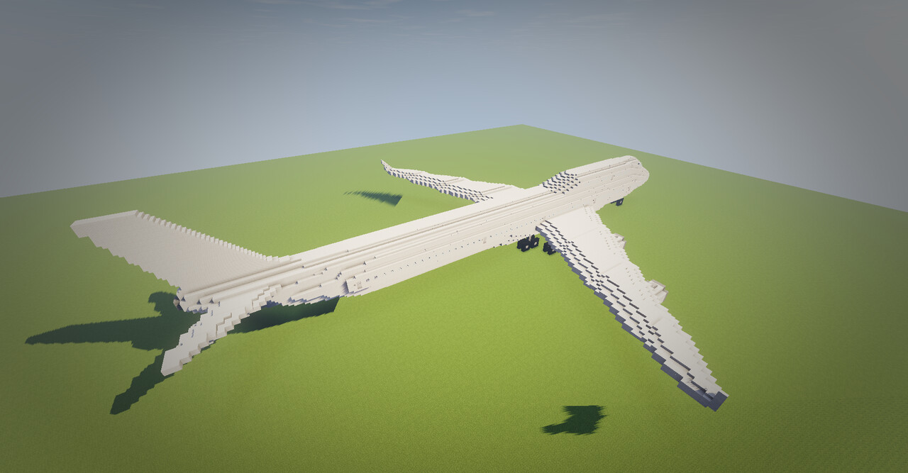 Boeing 747 [Java & Bedrock Edition] Minecraft Map