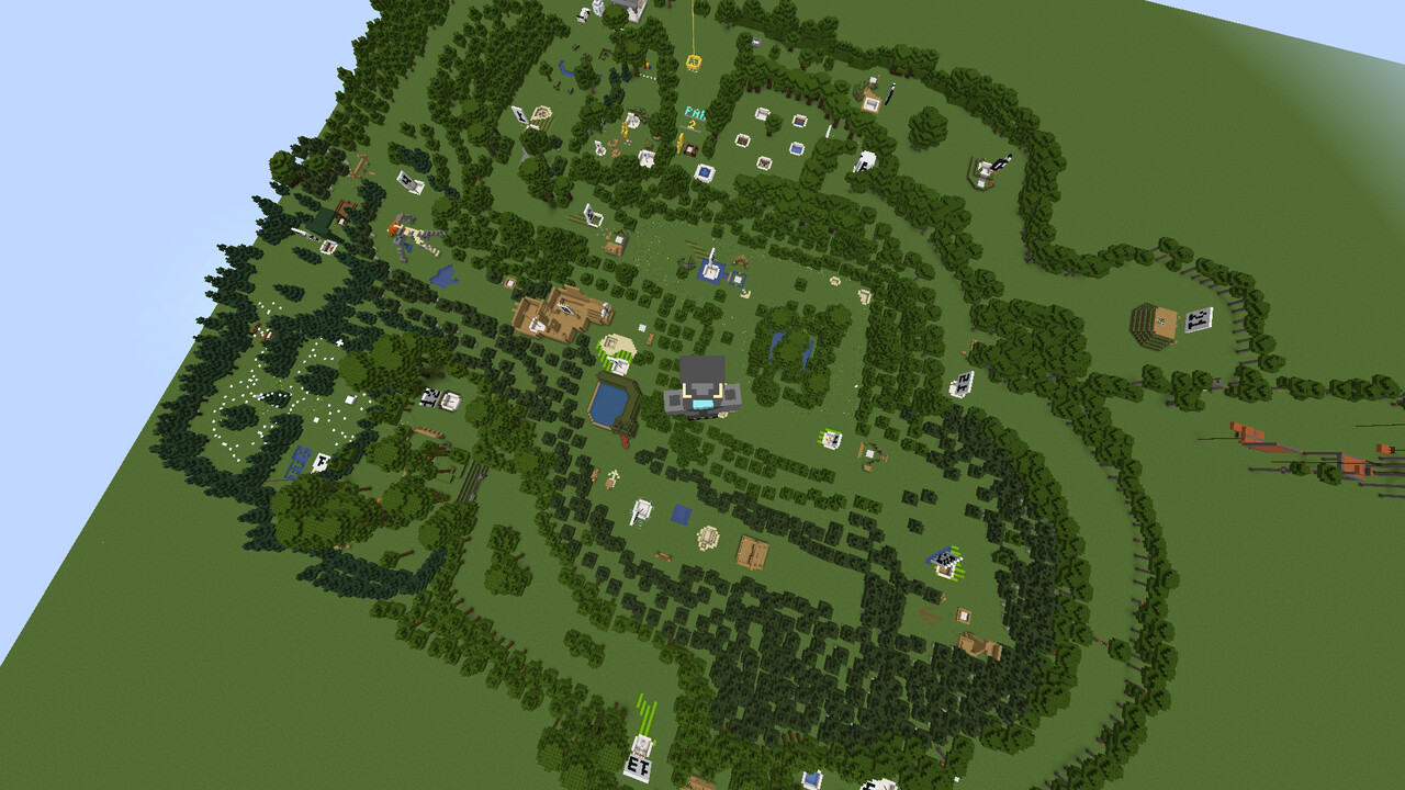 Mathtriqueur ender pearl golf course Minecraft Map