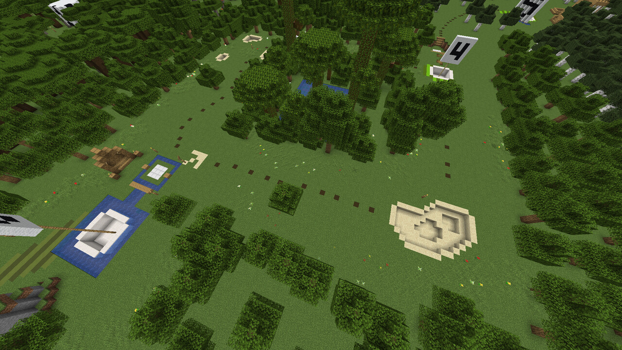 Mathtriqueur ender pearl golf course Minecraft Map